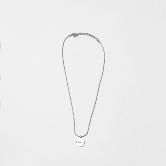 Dior Metal Silver Necklace