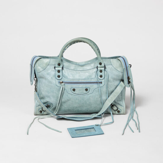 2000s Balenciaga Leather City Bag