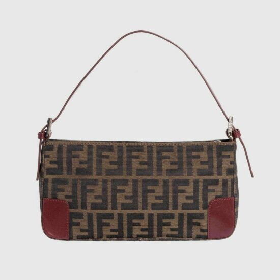Fendi Zucca Brown Pochette